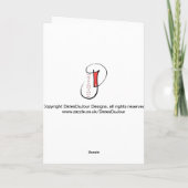 Carte d'anniversaire heureuse du joueur de cricket (Dos)