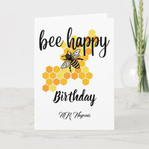 carte d'anniversaire heureuse personnalisée