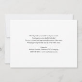 Carte d'anniversaire heureuse pour les employés d' (Dos)