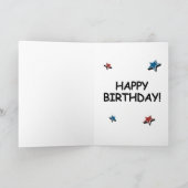 Carte d'anniversaire Hillary vs Trump - Un mur aut (Intérieur)