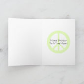 Carte d'anniversaire hippie (Intérieur)