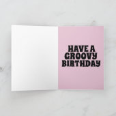 CARTE D'ANNIVERSAIRE HIPPIE CHICK (Intérieur)