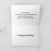 Carte d'anniversaire - HMS Collingwood (Intérieur)