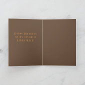 Carte d'anniversaire homme Libra (Intérieur)