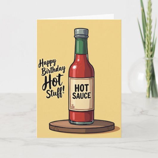Carte d'anniversaire Hot Stuff (Devant)