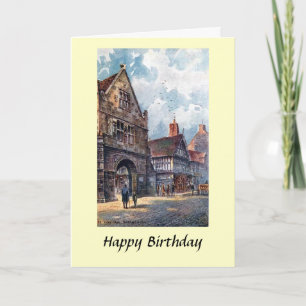 Carte d'anniversaire - Hôtel de ville, Shrewsbury,