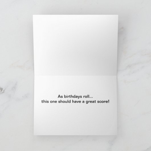 Carte d'anniversaire Houndstooth (Intérieur)
