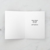 Carte d'anniversaire humoristique (Intérieur)