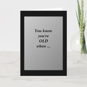 Carte d'anniversaire humoristique