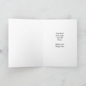 Carte d'anniversaire humoristique (Intérieur)