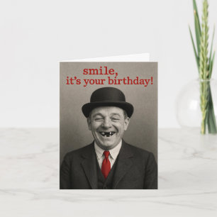 Carte d'anniversaire humoristique