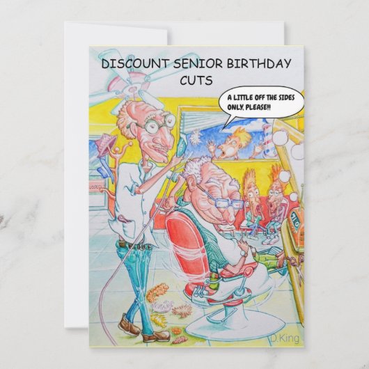 Carte d'anniversaire humoristique d'âge moyen (Devant)