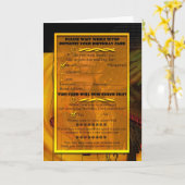 Carte d'anniversaire humoristique d'ordinateur (Fleur jaune)