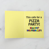 Carte d'anniversaire Humoristique Moustache Chat P (Intérieur)
