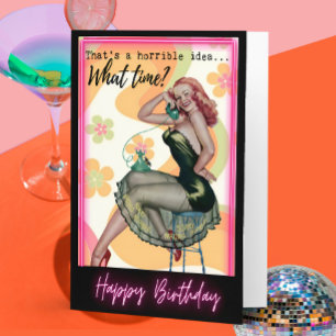 Carte d'anniversaire humoristique pour femme Meill