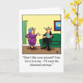 Carte d'anniversaire humoristique pour homme (Fleur jaune)