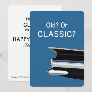 Carte d'anniversaire humoristique pour une Chevrol
