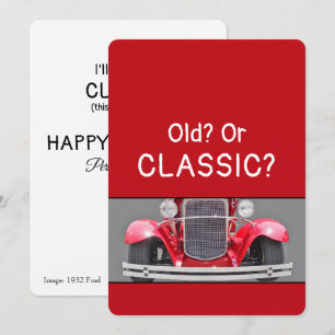 Carte d'anniversaire humoristique pour une Ford 19