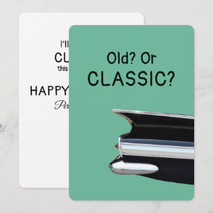 Carte d'anniversaire humoristique pour une vieille