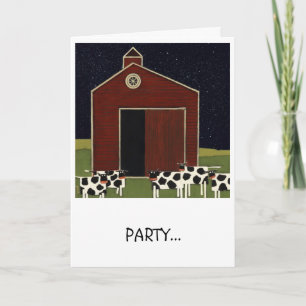 carte d'anniversaire humoristique vaches idiotes
