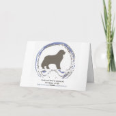 Carte d'anniversaire Humour de chien (Dos)