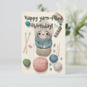 Carte d'anniversaire Illustration amusante pour am (Debout devant)