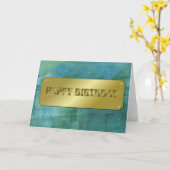 Carte d'anniversaire impasto-Happy (Fleur jaune)