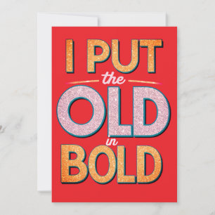 Carte d'anniversaire impertinente