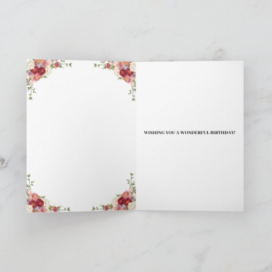 Carte d'anniversaire imprimable (Intérieur)