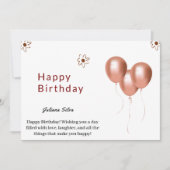Carte d'anniversaire imprimable (Devant)