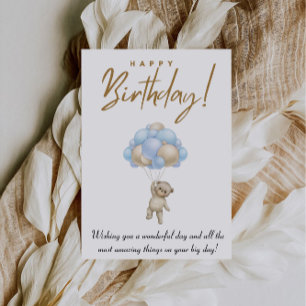 Carte d'anniversaire imprimable