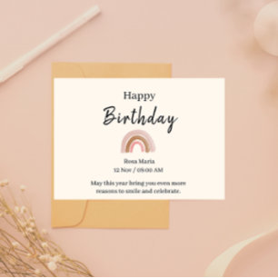 Carte d'anniversaire imprimable