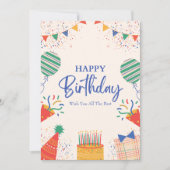 carte d'anniversaire imprimable - accueil d'annive (Devant)