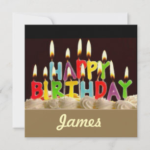 CARTE D'ANNIVERSAIRE IMPRIMÉE DE HAUTE DÉFINITION