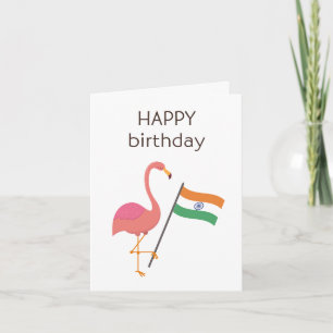 Carte d'anniversaire indienne