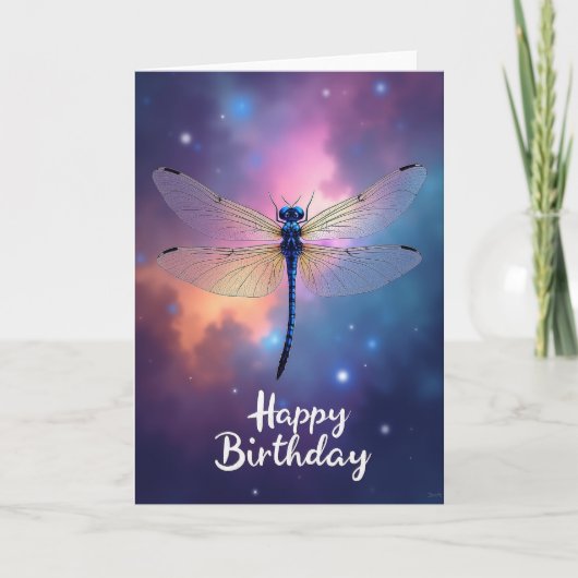 Carte d'anniversaire Insecte de rêve (Devant)