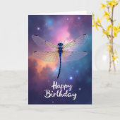 Carte d'anniversaire Insecte de rêve (Fleur jaune)