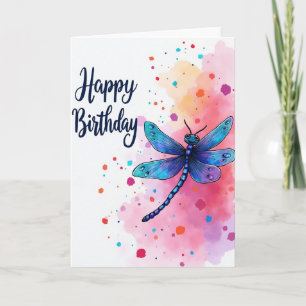 Carte d'anniversaire Insecte Mignon