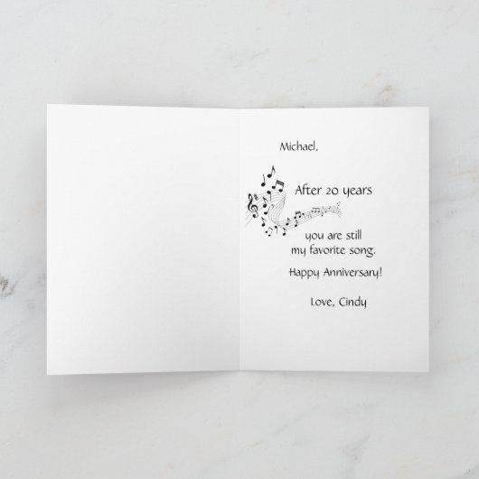 Carte d'anniversaire Inséparable (Intérieur)