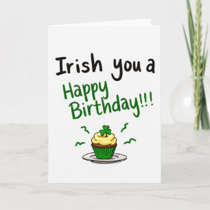 Carte d'anniversaire Irish You Happy Birthday