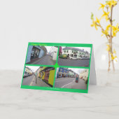 Carte d'anniversaire irlandais (Fleur jaune)