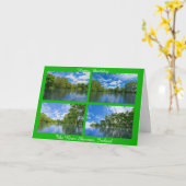 Carte d'anniversaire irlandaise (Fleur jaune)