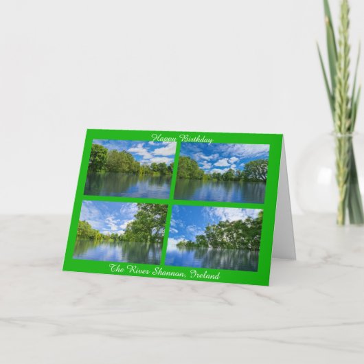 Carte d'anniversaire irlandaise (Devant)