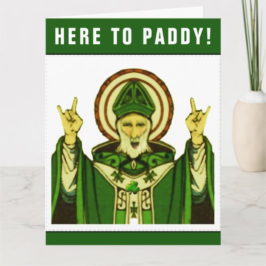 Carte d'anniversaire irlandaise drôle (Devant)