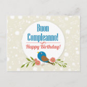 Carte d'anniversaire italienne (Devant)