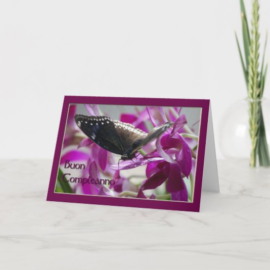 Carte d'anniversaire italienne (Devant)