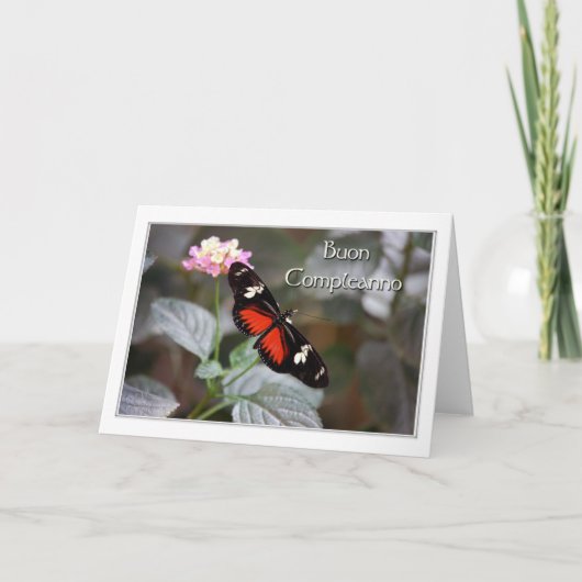 Carte d'anniversaire italienne (Devant)
