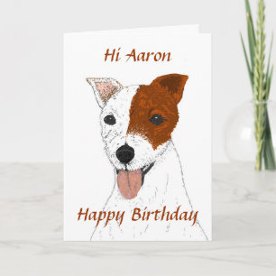 Carte d'anniversaire Jack Russell Terrier