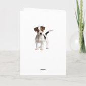 Carte d'anniversaire Jack Russell Terrier Chien ch (Dos)