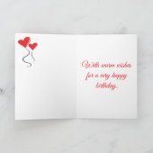 Carte d'anniversaire japonaise Maiko (Intérieur)